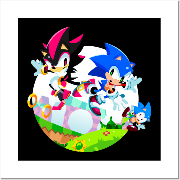 SonicXShadow Wall Art by lolo_aburto